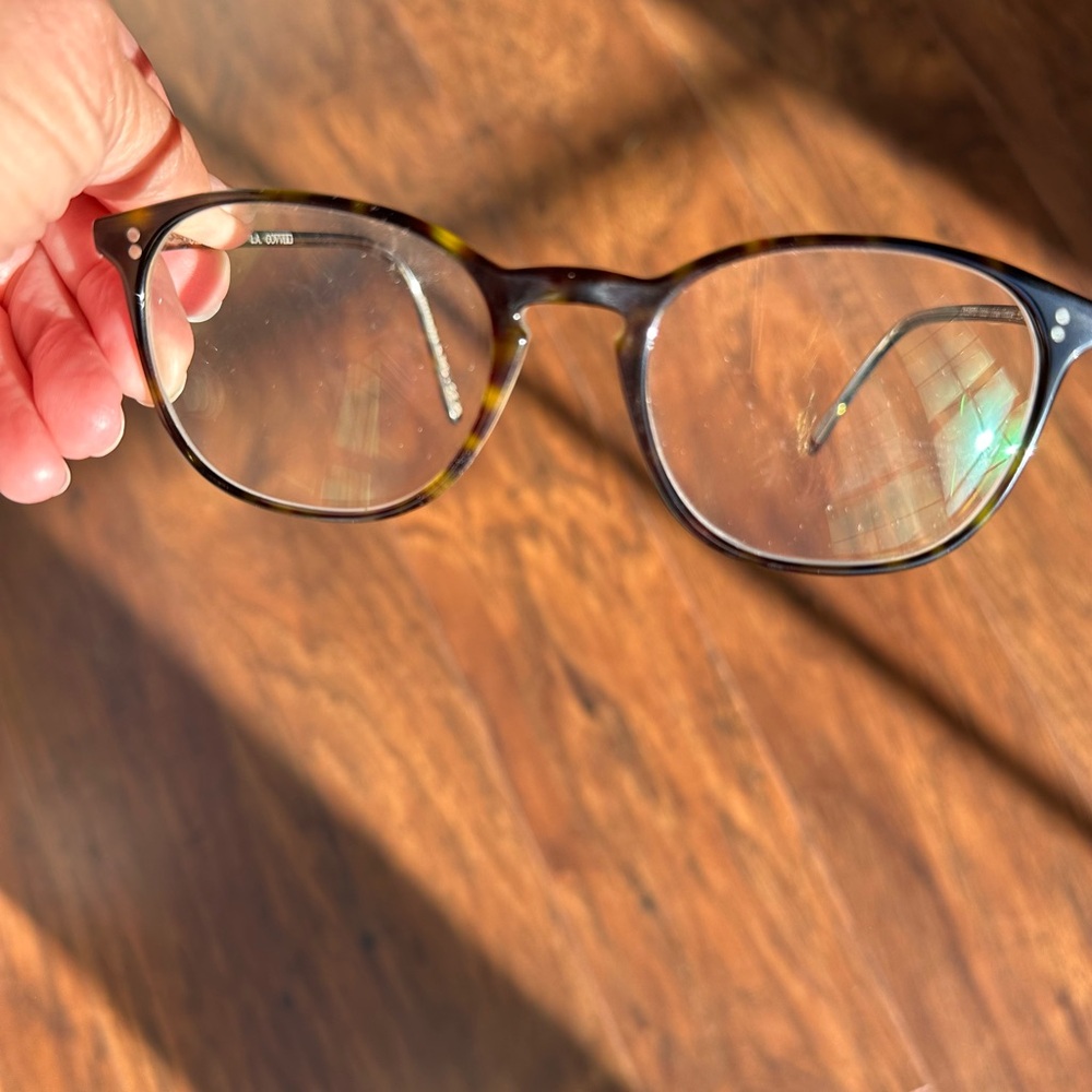 Oliver Peoples Tortoise Frame Glasses
